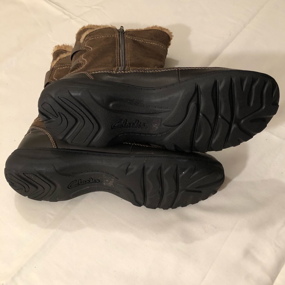 Womens Clarks Leather Boots - Picture 13 of 16